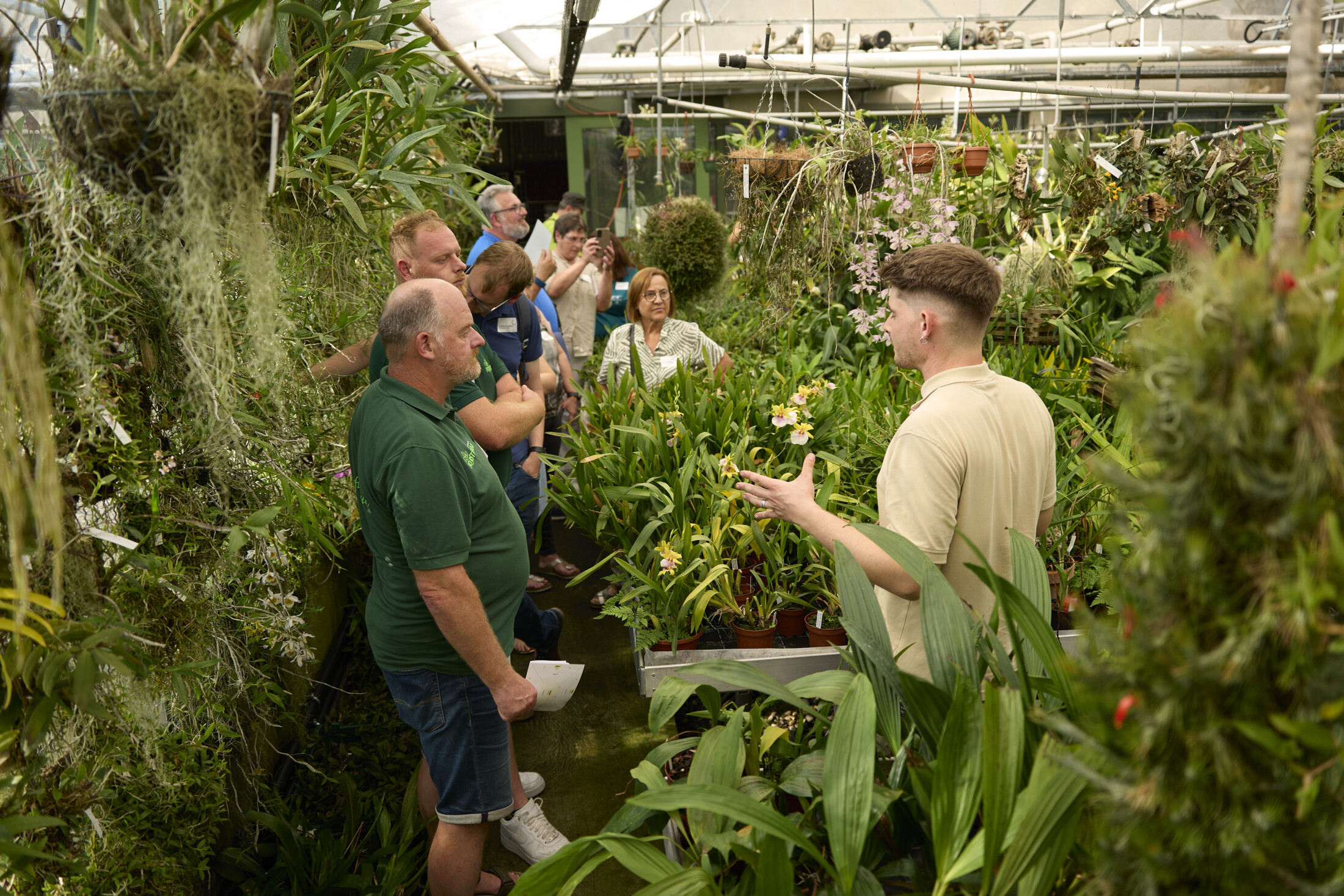 Führung in der Gärtnerei