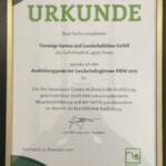 Gewinner des Ausbildungspreises der Landschaftsgärtner NRW 2022